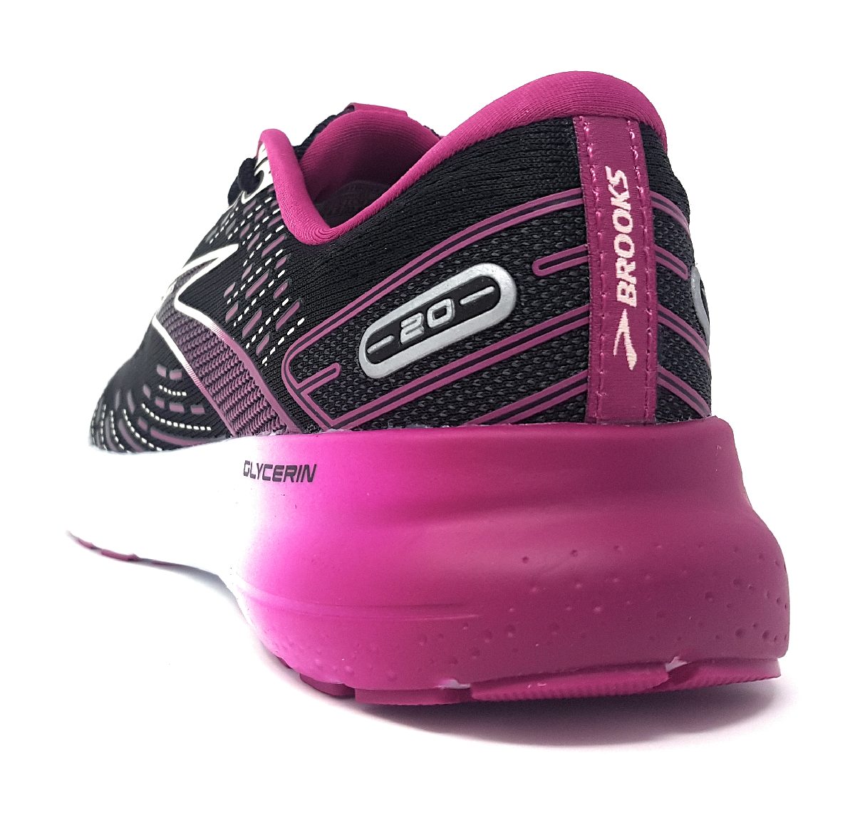 Brooks Glycerin 20 1203691B Schwarz 094 Black/Fuchsia/Linen