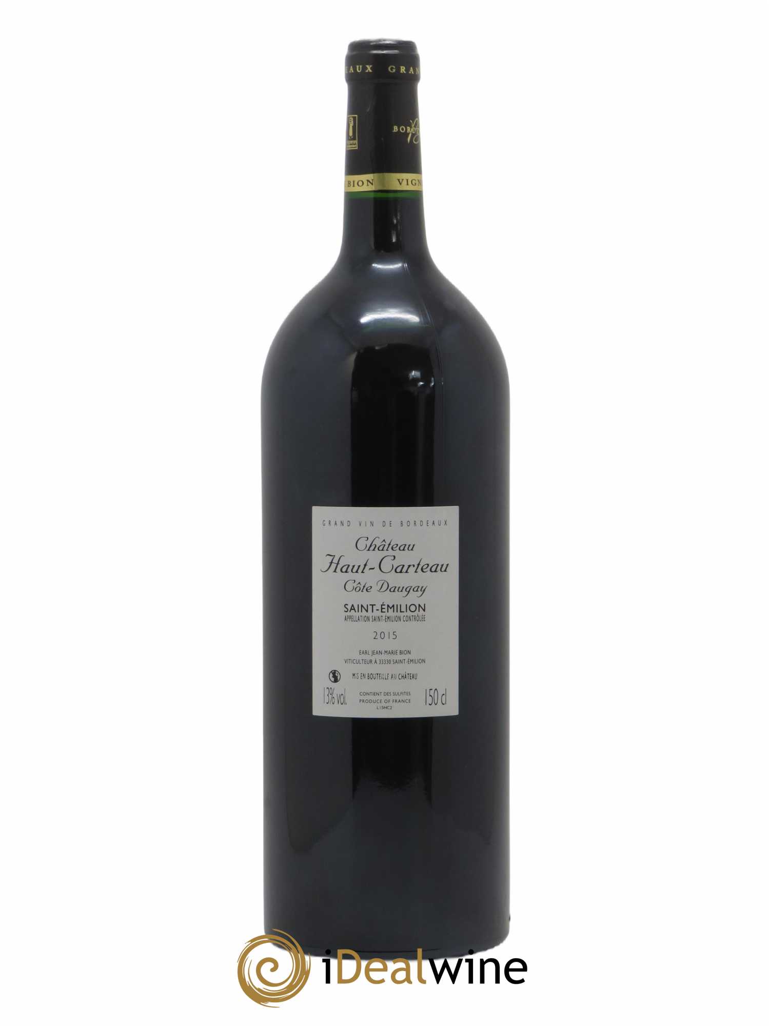 Saint-Émilion Haut Carteau Cote Daugay 2015 - Lot de 1 Magnum