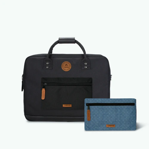 Berlin black laptop bag