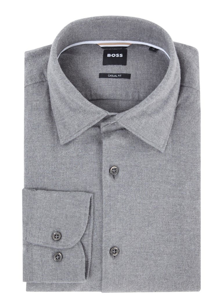 Camisa HUGO BOSS C-Hall de corte casual com estampa mesclada.