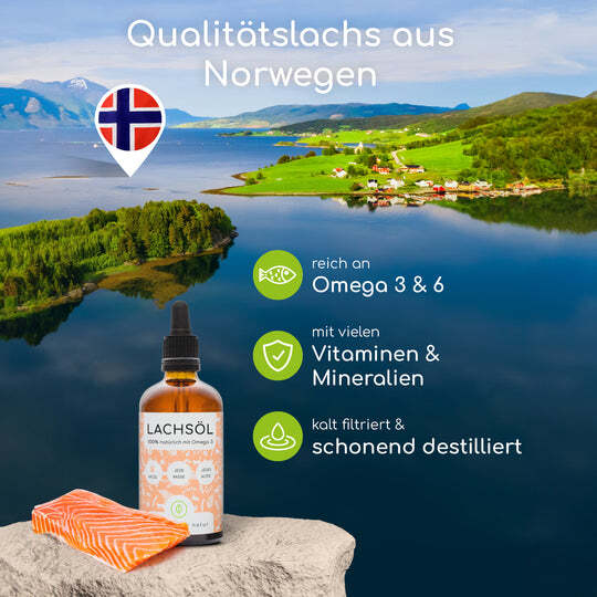 Wolfsbacher Natur Ergänzungsfutter & Aufzucht Wolfsbacher Natur Lachsöl Katze 100ml