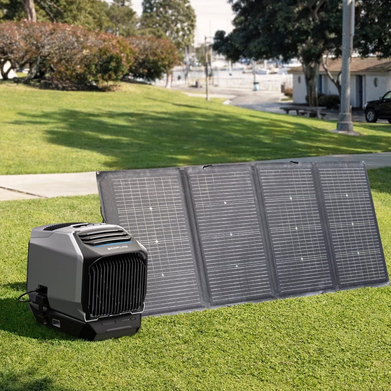 Ecoflow Wave 2 Klimaanlage Smart-Home-Station, mit zusätzlichem Zu- und Abluft Schlauch