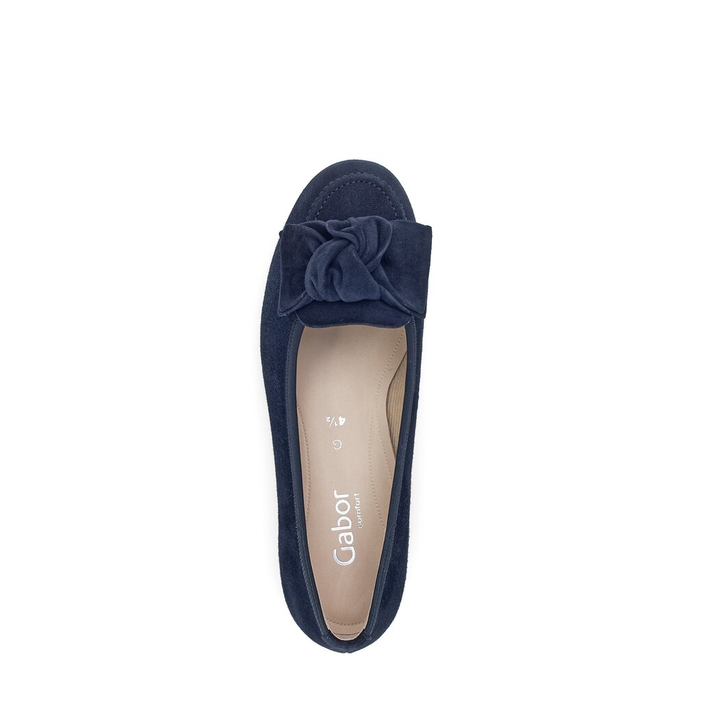 Gabor comfort Eleganter Ballerina blau