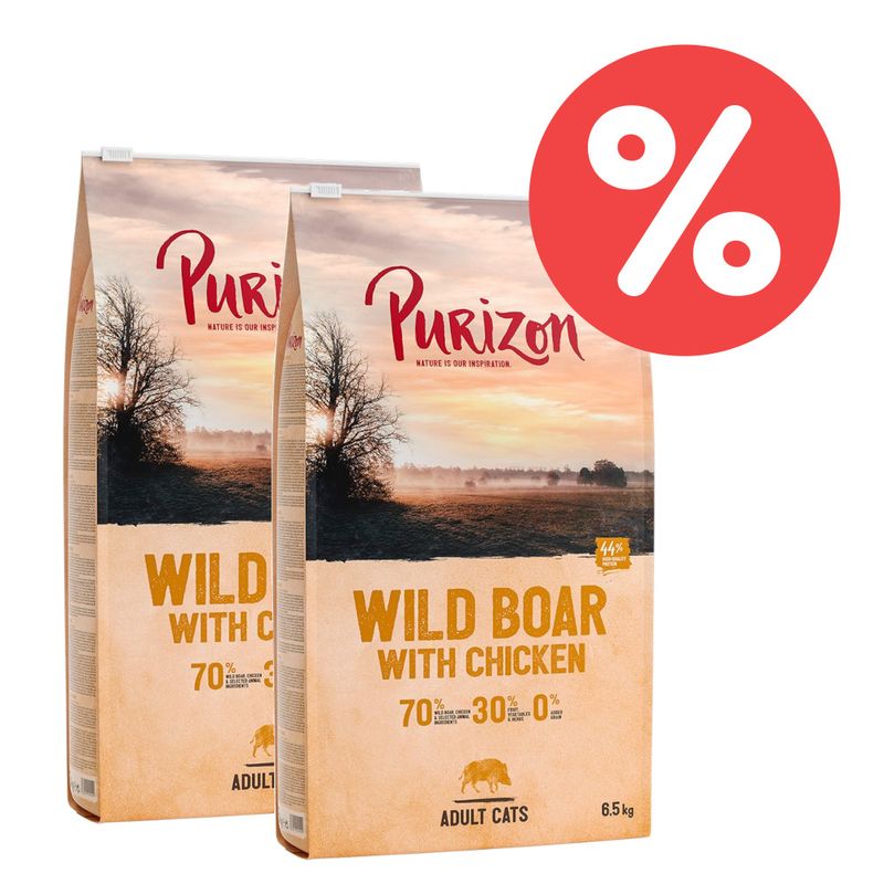 Sparpaket Purizon getreidefrei 2 x 6,5 kg