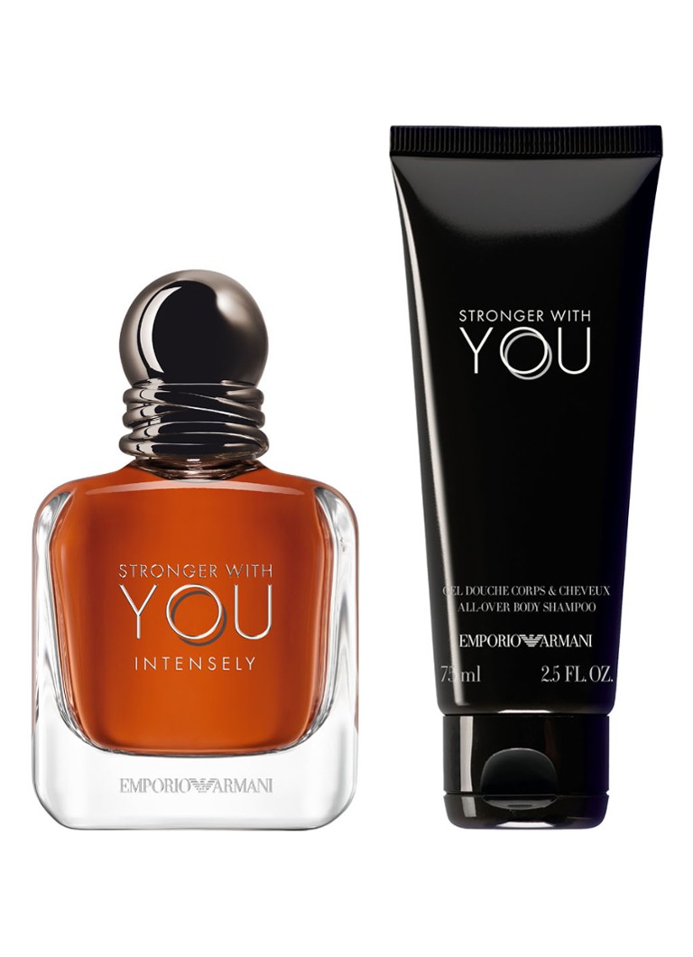 Set de îngrijire facială Giorgio Armani Stronger With You Intensely Eau de Parfum – Ediție limitată