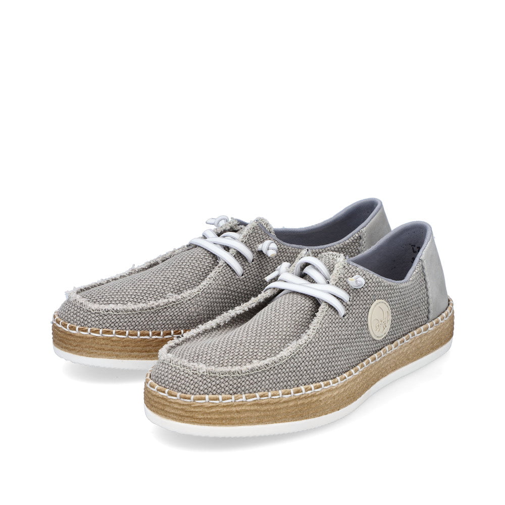 Rieker Damen Slipper stahlbrau