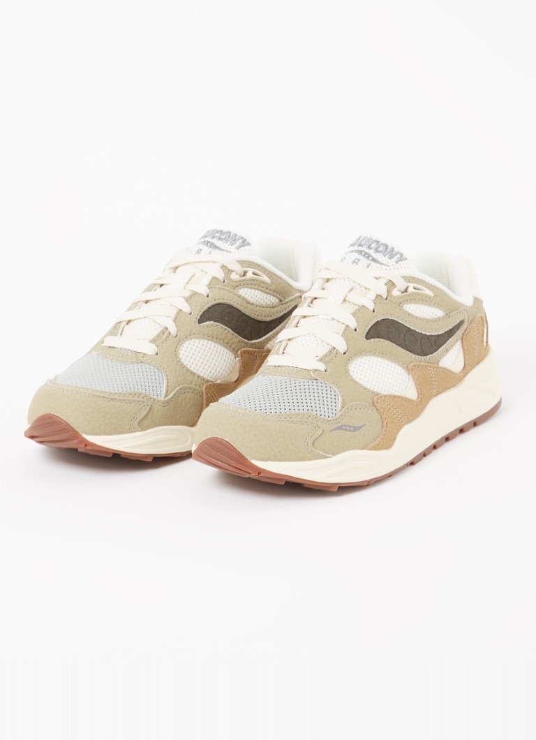 Saucony Grid Shadow 2 sneaker with suede and leather details