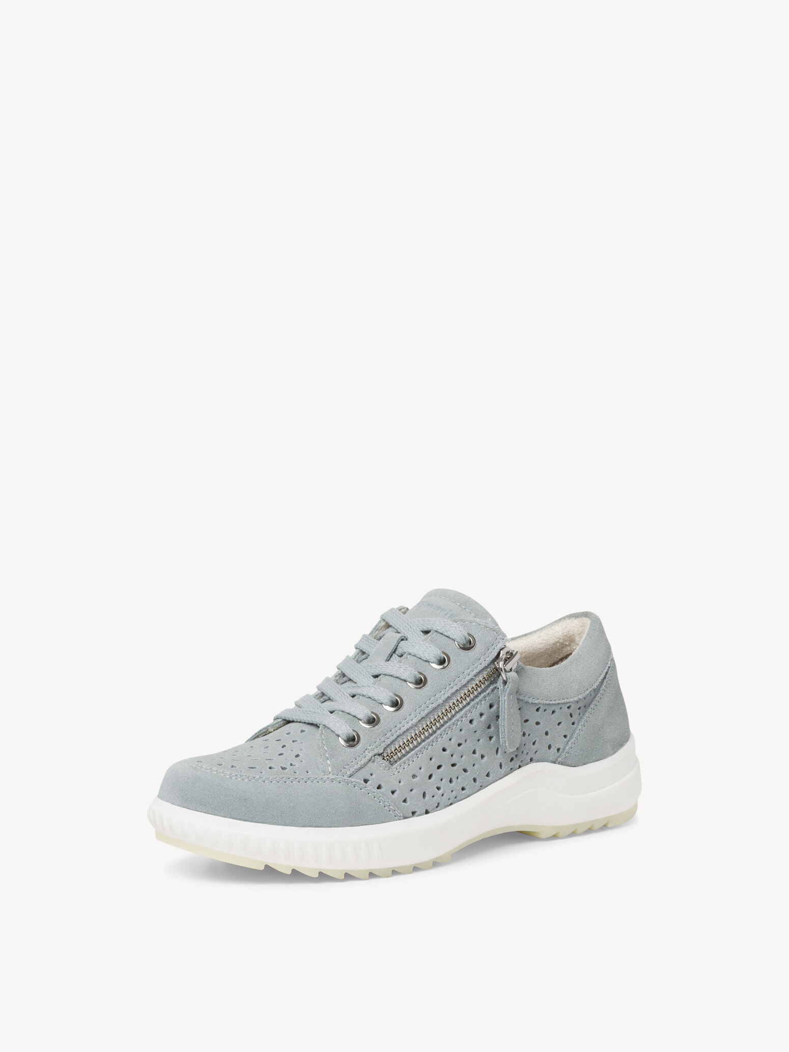 Basket en cuir - bleu