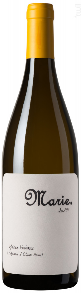 Domaine Ventenac Cuvée de Marie Maison Ventenac Vin Blanc●Vin de Pays d'Oc Non millésimé 75cl