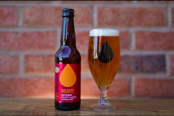 Big Drop : Uptown Craft Lager - Gueule de joie 0.5° |  33 cl