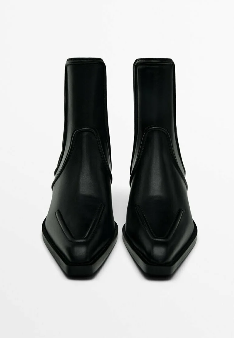 Massimo Dutti MOC TOE - Botas Tejanas / Biker