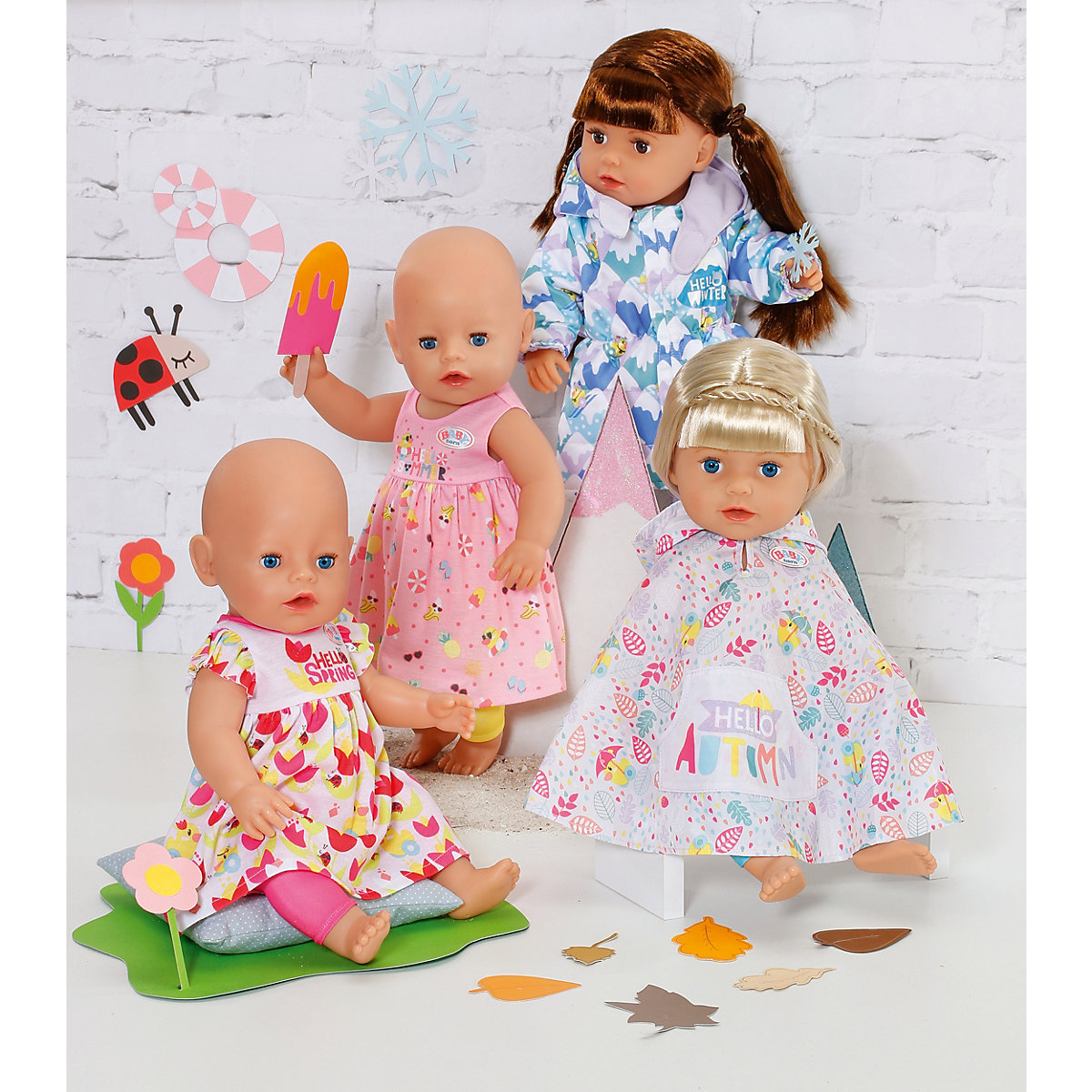 BABY born® Deluxe 4 Jahreszeiten Set 43 cm
