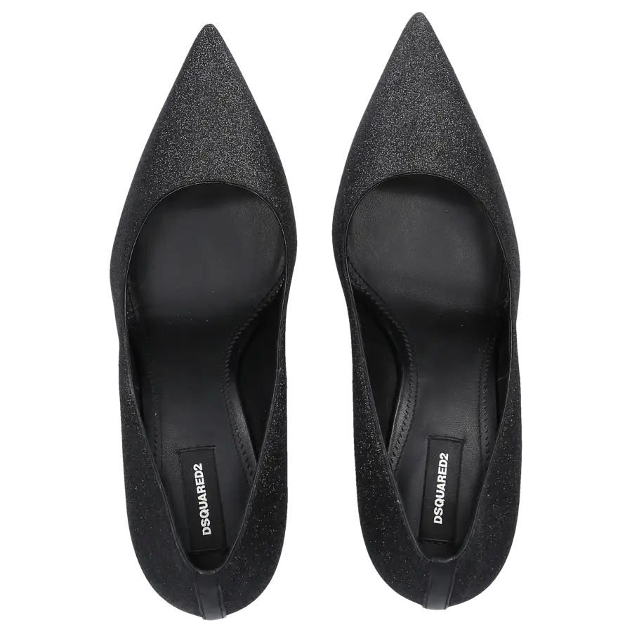 Dsquared2 - Pumps BASIC Stoff Glitzer schwarz - schwarz