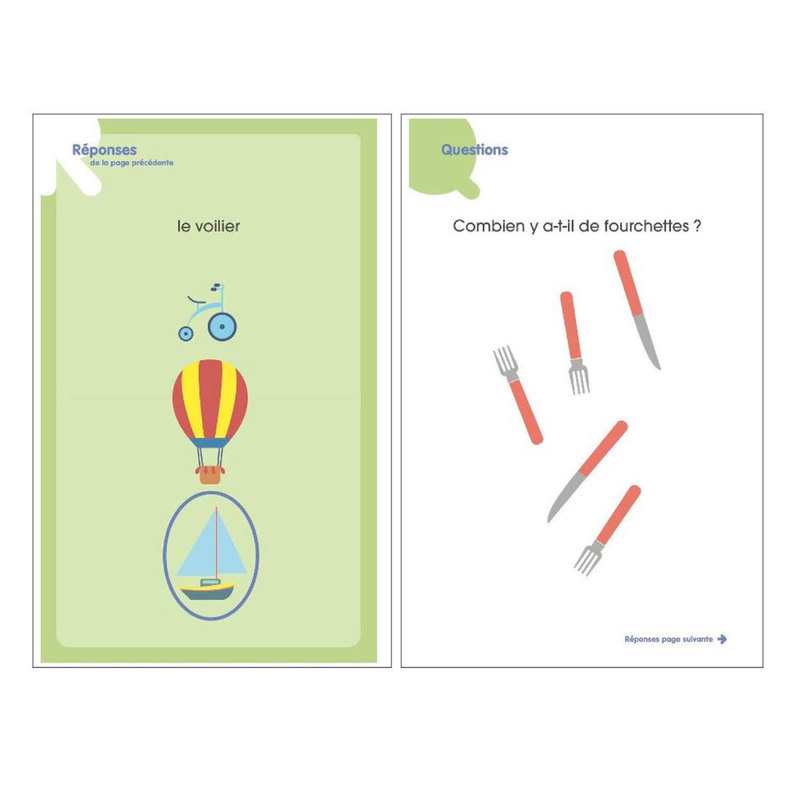 Livre Je suis en maternelle mon quiz de moyenne section - Père Castor Flammarion