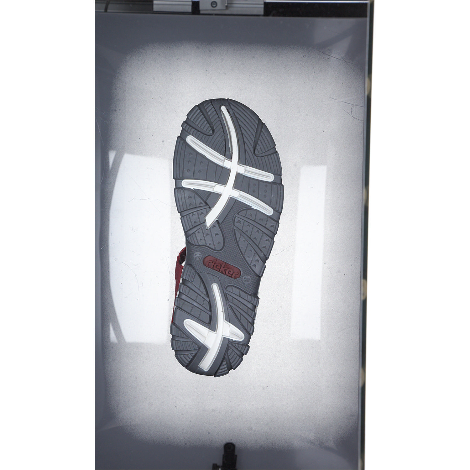 Rieker 68871, Sandalen, Damen, Rot