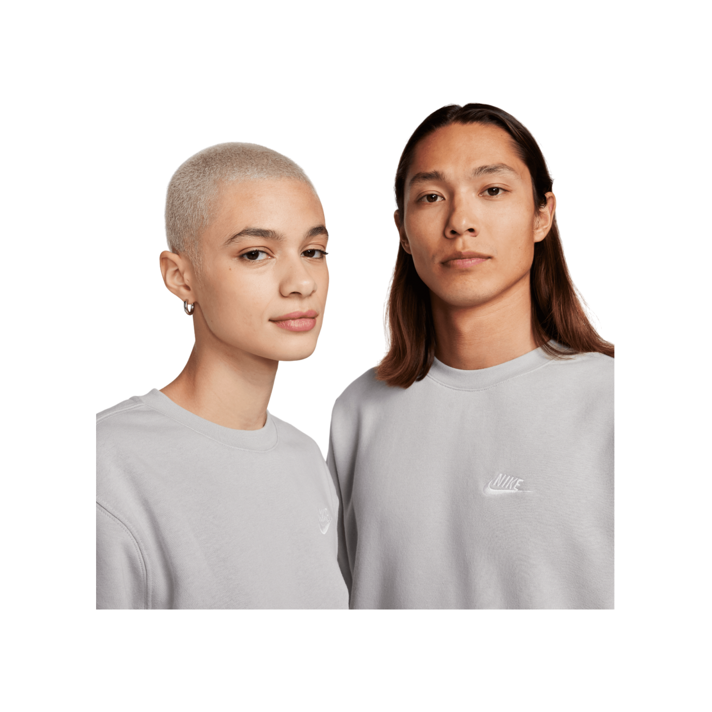 Nike Club Crew Sweatshirt Grau F077