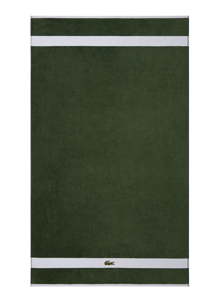 Prosop de baie Lacoste bleumarin din bumbac organic - 90 x 150 cm