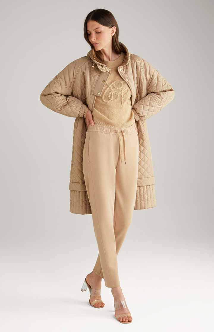 Strick-Pullover in Beige
