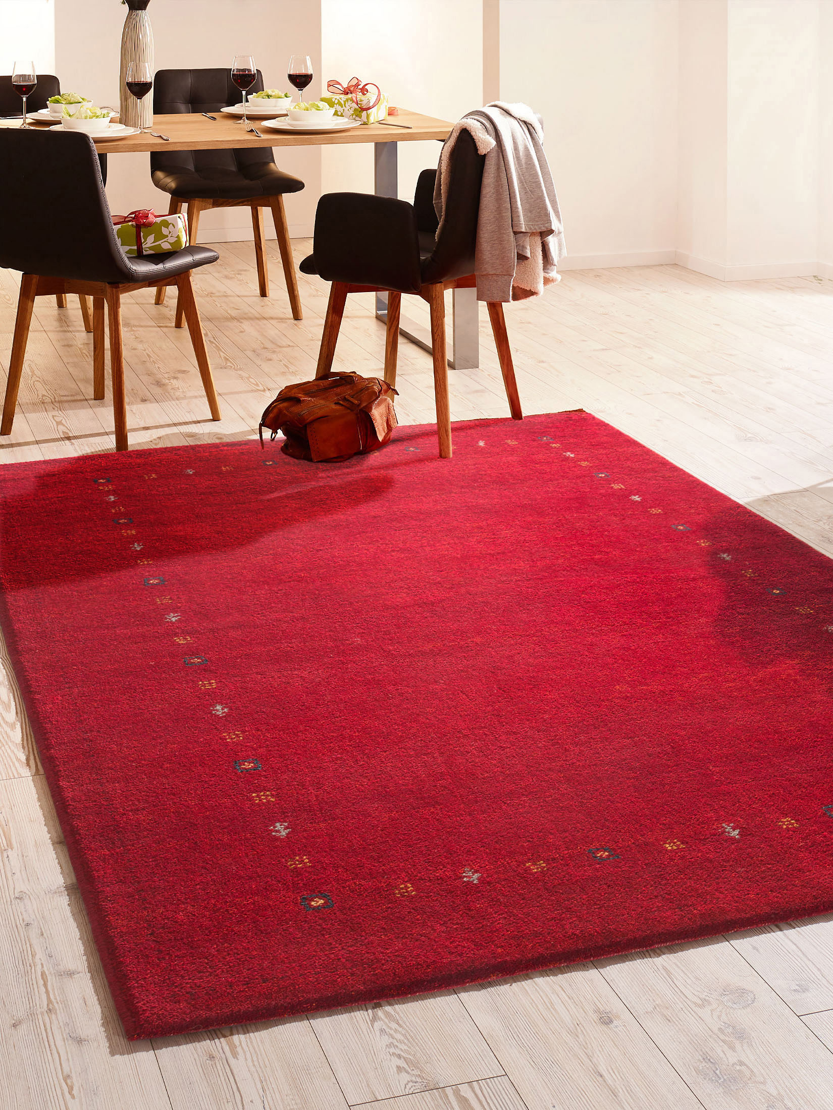 Bhalwani Gabbeh-Teppich, Red