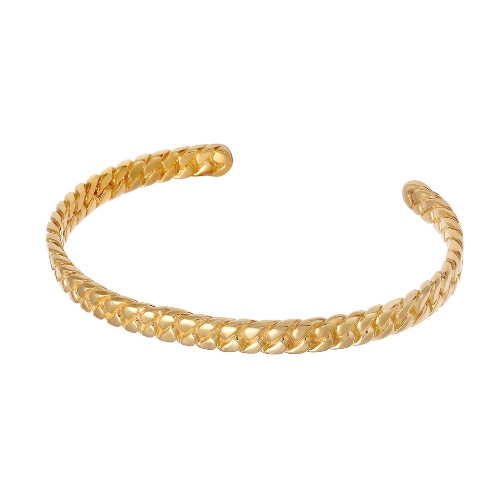 Elli PREMIUM Elli PREMIUM Bracelet Armreif Offen Trend Gedreht Verstellbar 925 Silber Bracelet