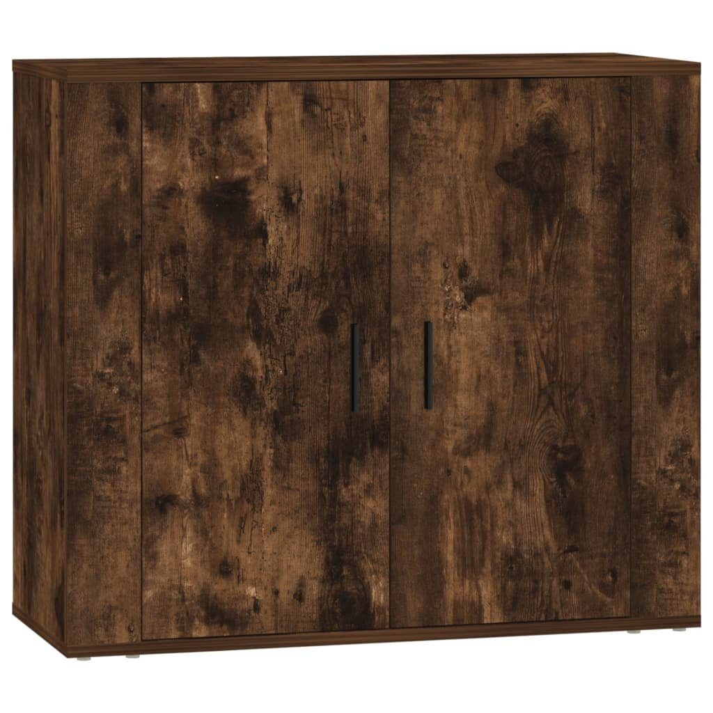 vidaXL Sideboard Sideboards 3 Stk. Räuchereiche Holzwerkstoff (3 St)