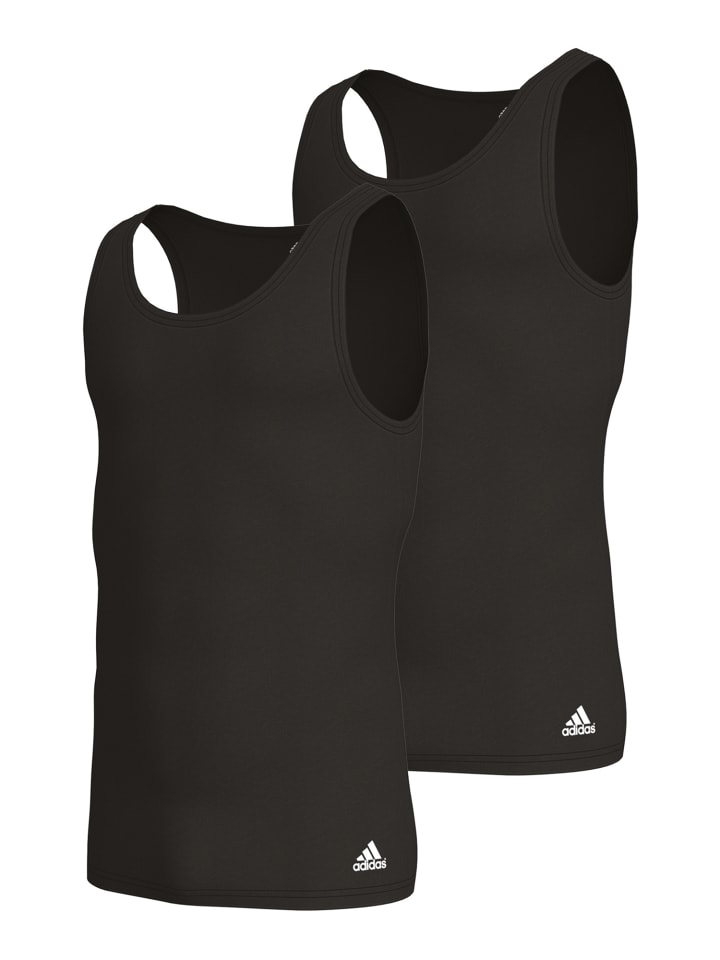 adidas Tanktop BASIC in Schwarz günstig kaufen XXL