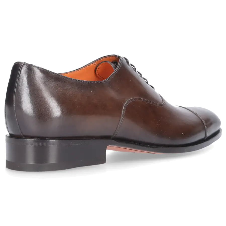 Santoni - Businessschuhe Oxford 12474 Kalbsleder - braun