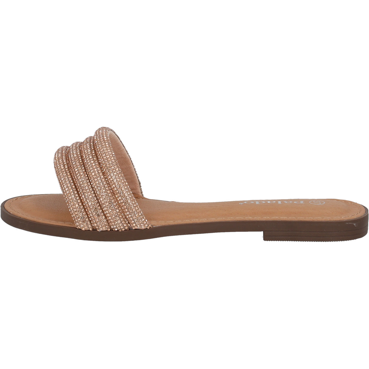 Palado Jeemi, Pantoletten & Badeschuhe, Damen, Bronze Strass