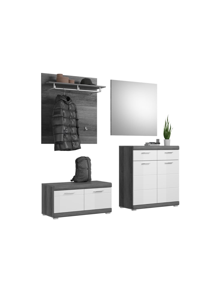ebuy24 Garderobenaufstellung Scout Grau 195 x 40 cm günstig kaufen onesize