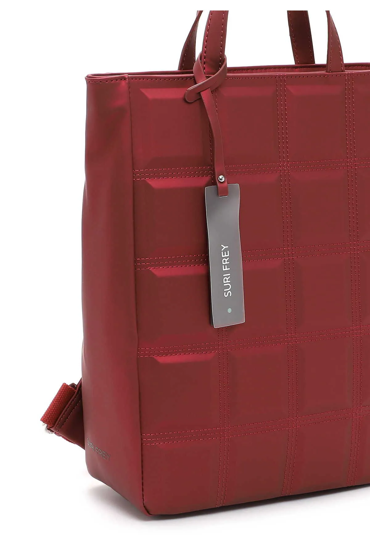 SURI FREY  Rucksack - Rot - Unifarben
