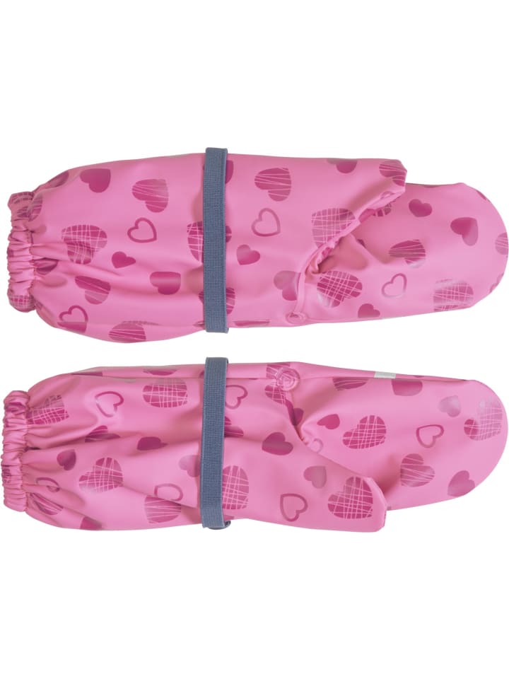 Playshoes Matschhandschuh mit Fleece-Futter Herzchen in Pink günstig kaufen