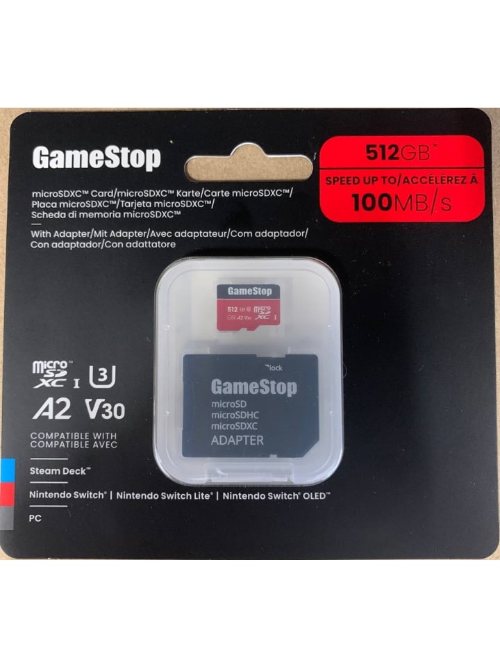 SanDisk Gamestop microSDXC 512GB Speicherkarte Kamera Drohne Handy günstig kaufen onesize