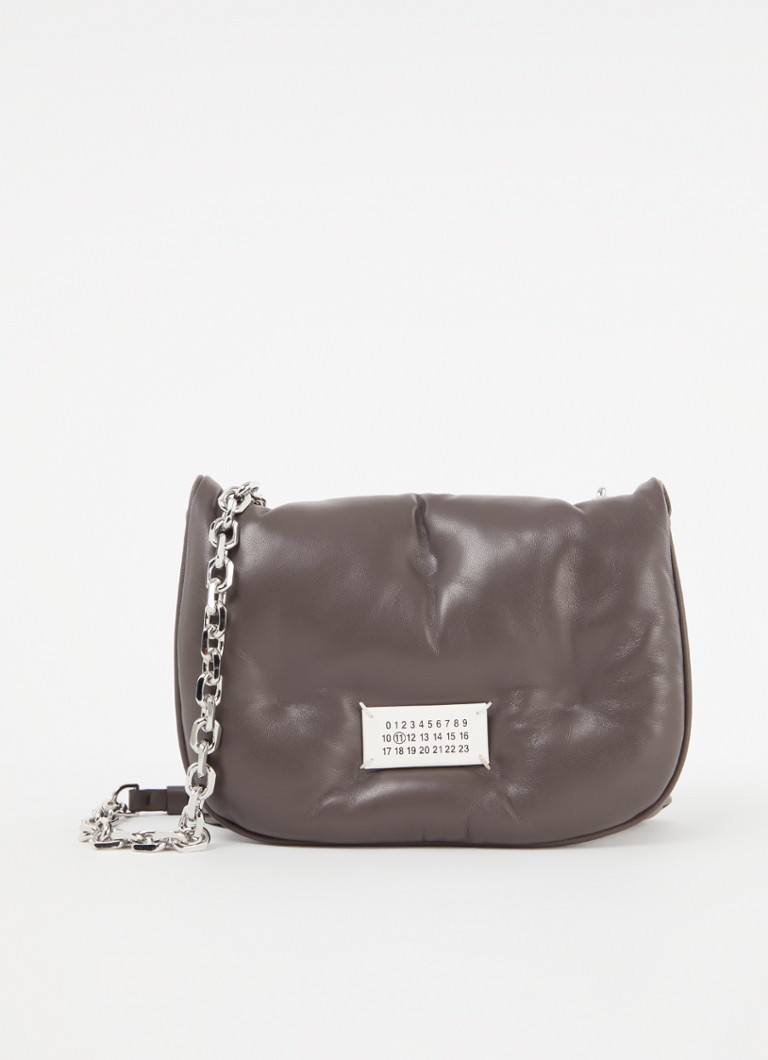 Maison Margiela Glam Slam -nahkainen olkalaukku