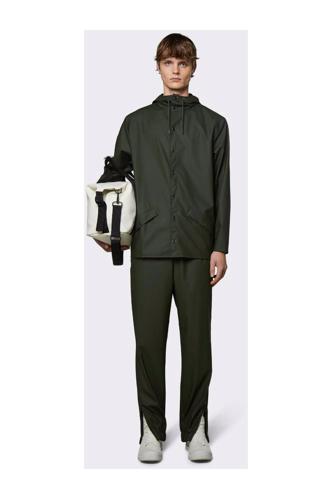 Rains Impermeables Trenchs Unisexe couleur vert