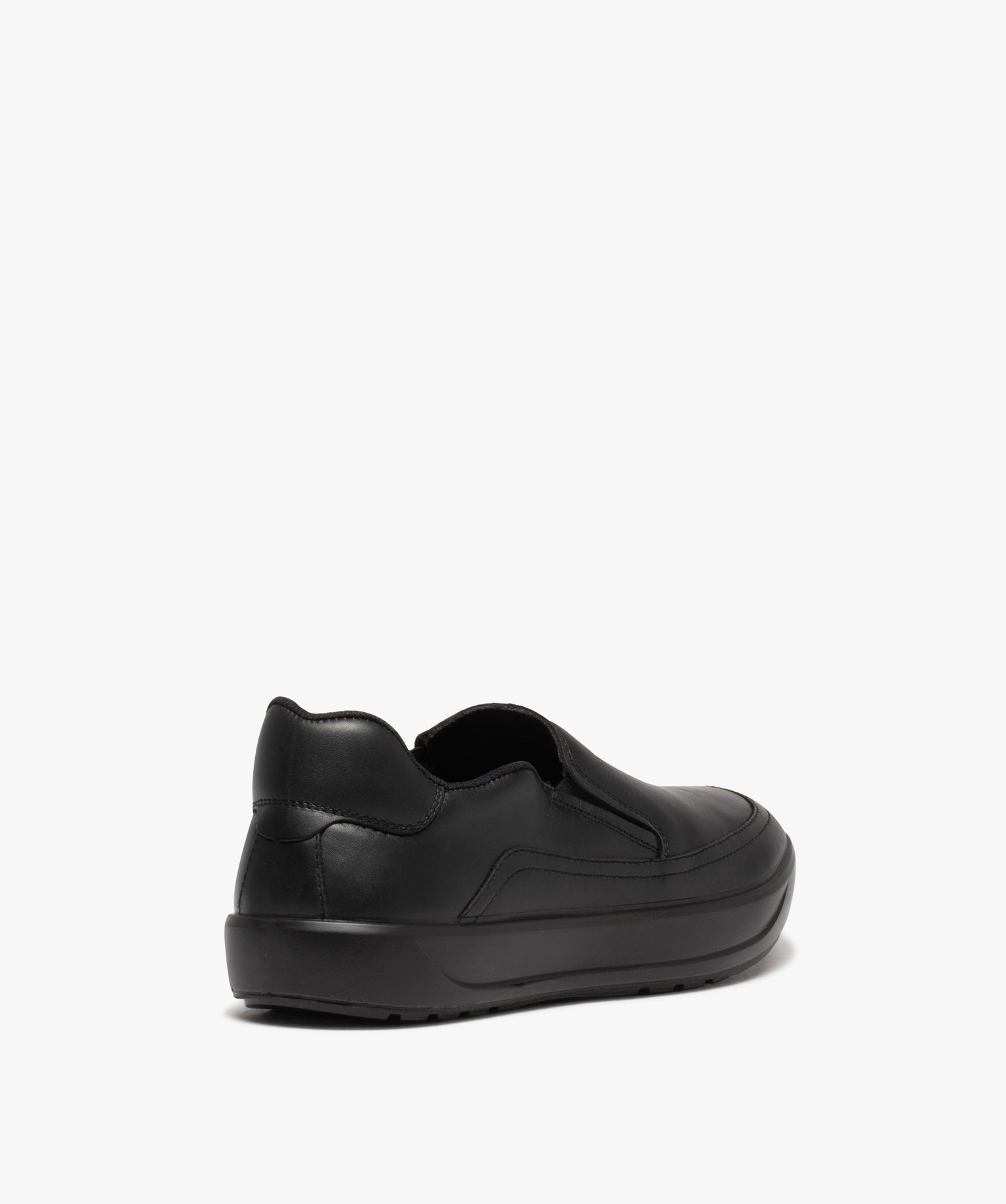 Mocassins homme unis confort et dessus mate noir | GEMO