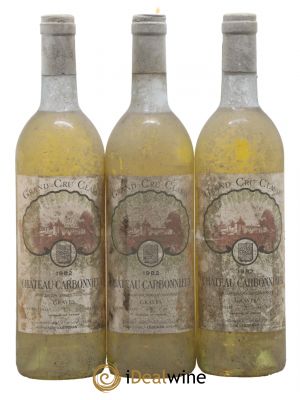 Château Carbonnieux Cru Classé de Graves  1982 - Lot de 3 Bouteilles
