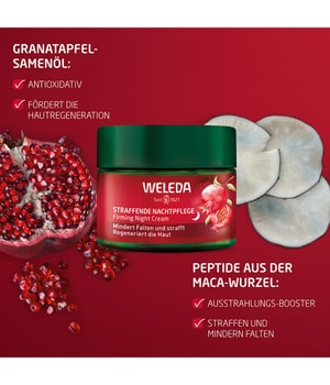 Weleda Granatapfel & Maca-Peptide Straffende Nachtpflege Nachtcreme-40 ml