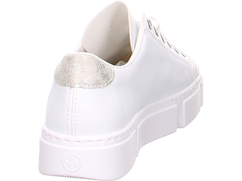 RIEKER Freizeit Schnürer weiss FSK Damen Halbschuhe