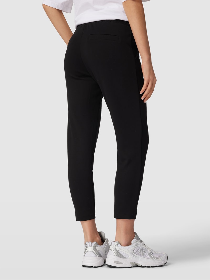 Sweatpants mit Paspeltaschen am Gesäß in schwarz