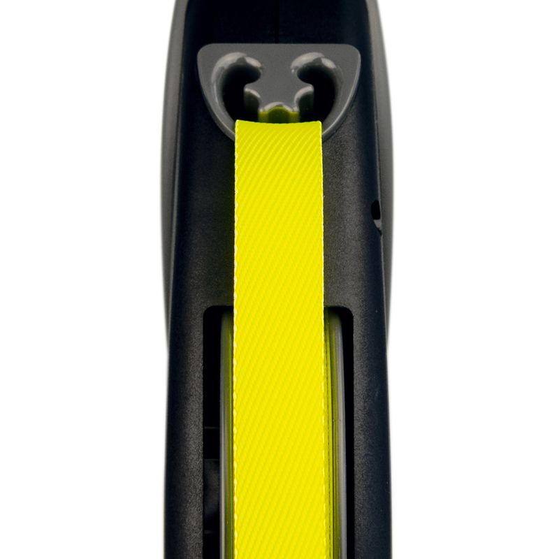 flexi Giant Gurt-Leine XL - schwarz / neongelb