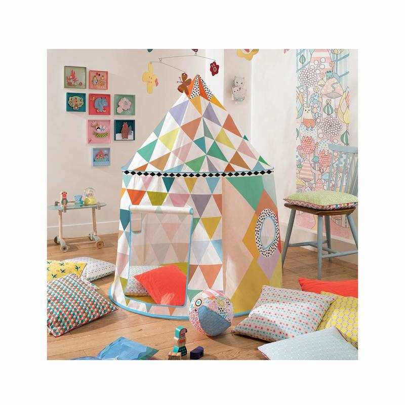 Tente cabane multicolore Djeco