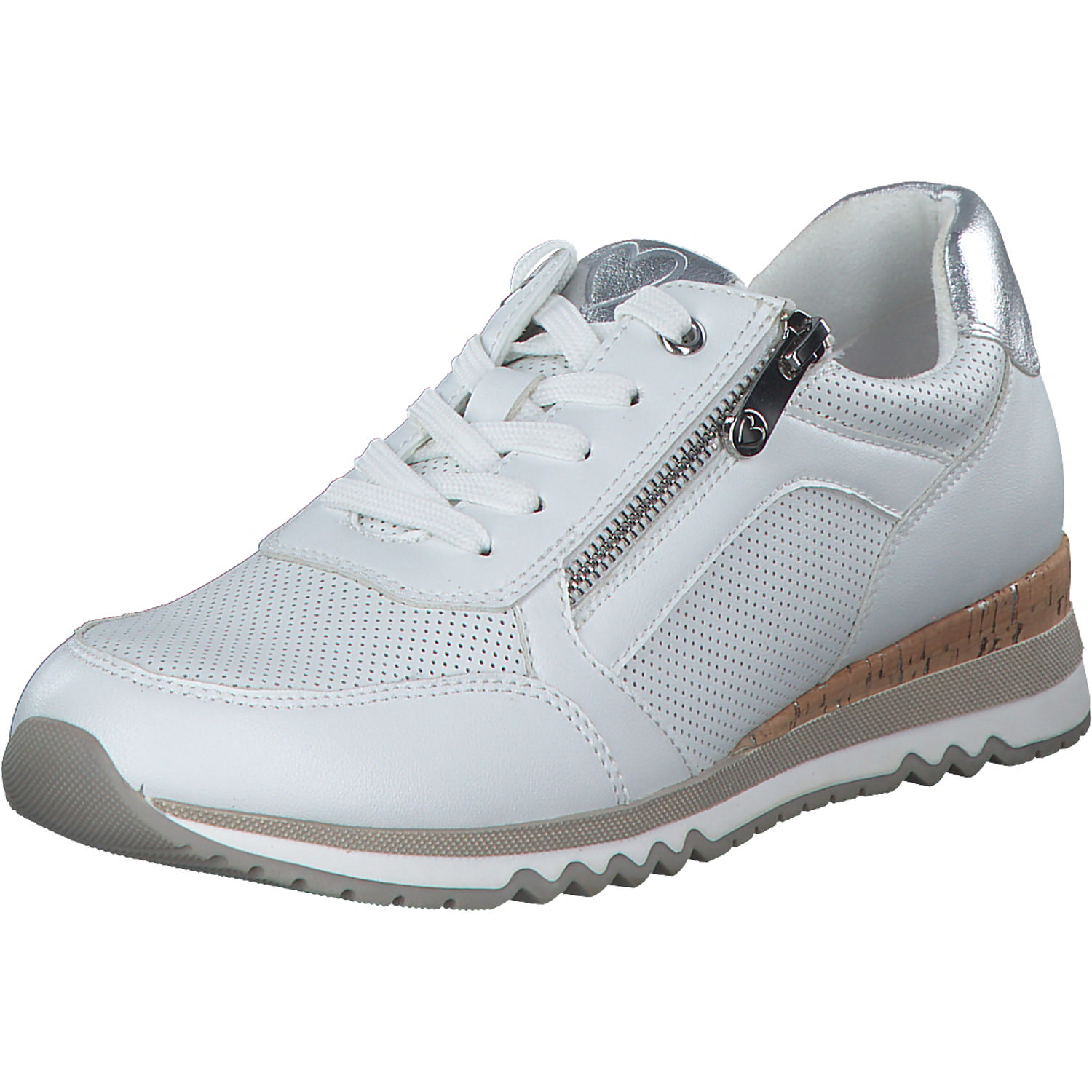 Marco Tozzi 23782, Schnürschuhe, Damen, Weiß