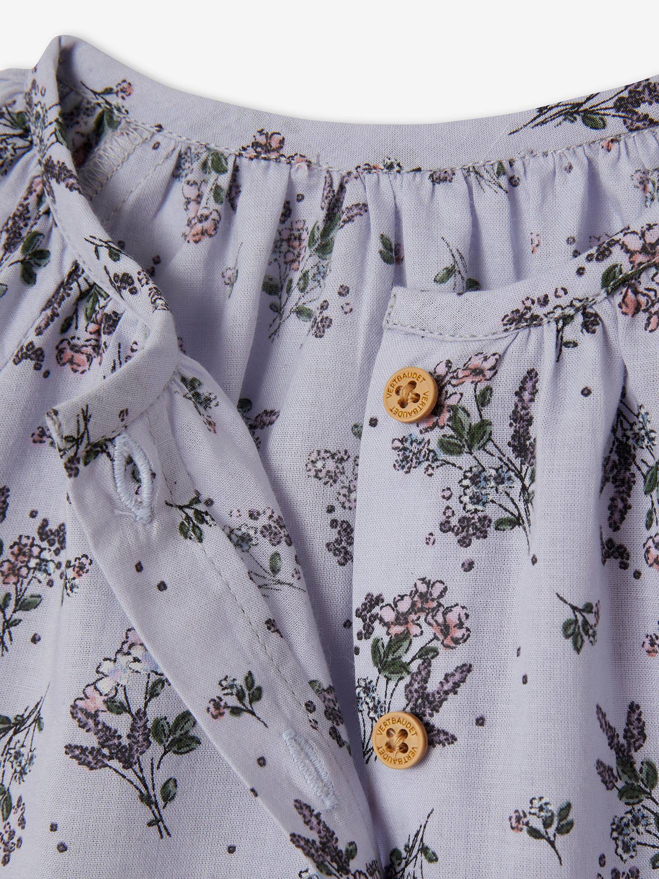 Blouse imprimée bébé écru
