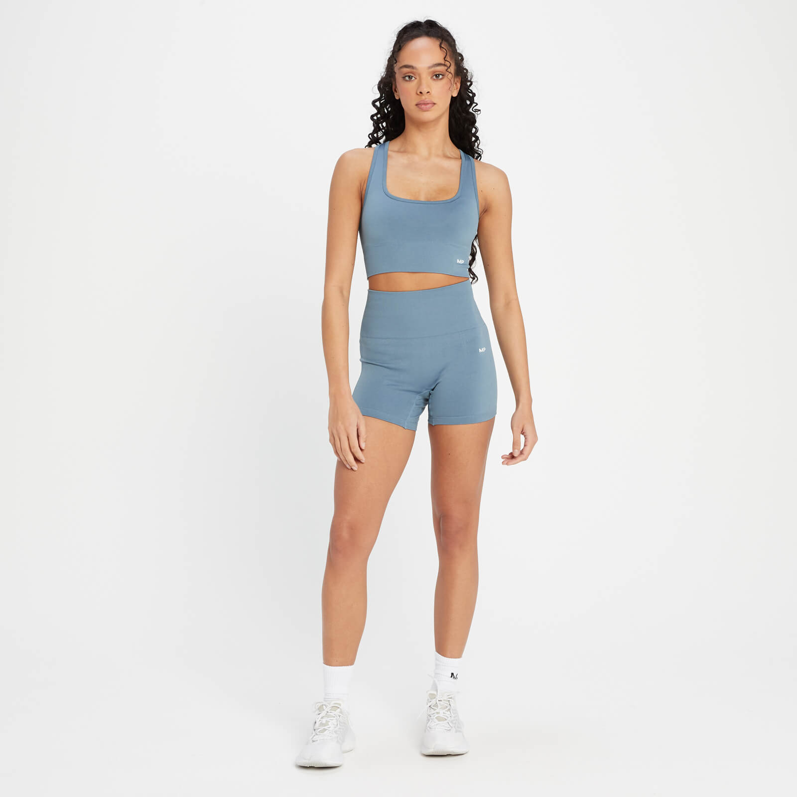 Short moulant sans coutures MP Shape pour femmes – Bleu galet