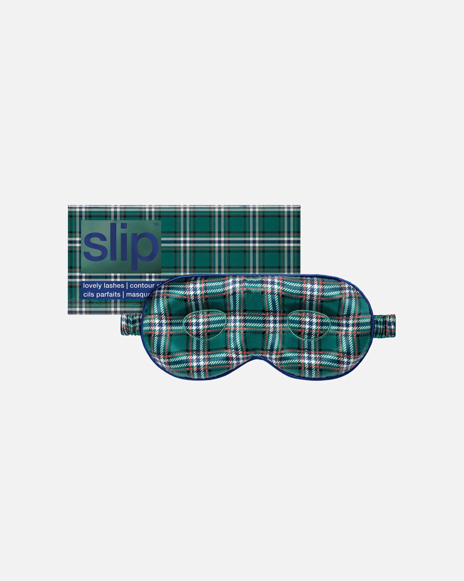 Pure silk contour sleep mask slip