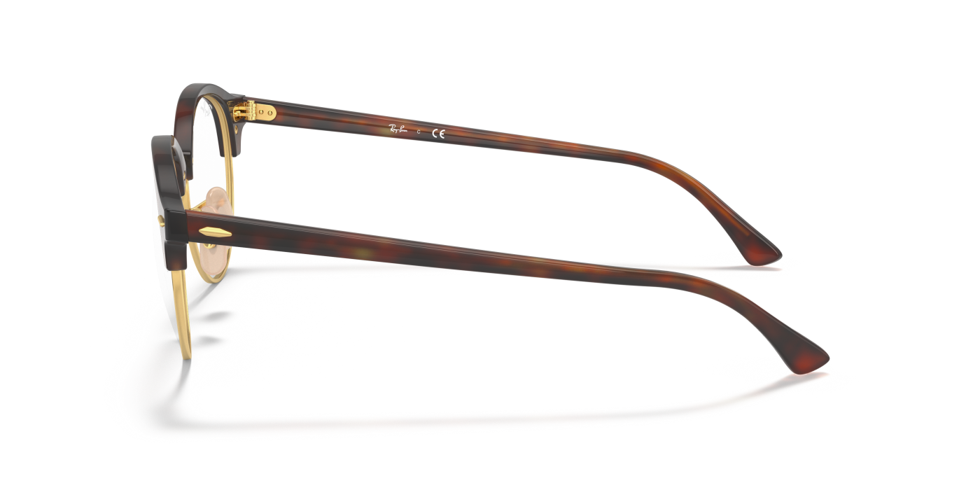 CLUBROUND OPTICS - Roșu Havana Lucios