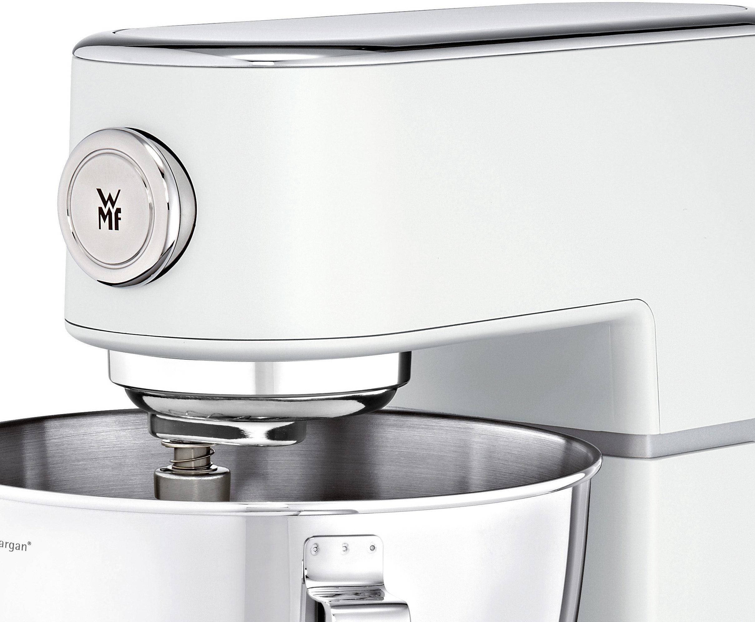WMF Küchenmaschine Profi Plus, weiß, 1000 W, 5 l Schüssel, mit Fleischwolf+Spritzgebäckvorsatz Wert ca. 95,-€