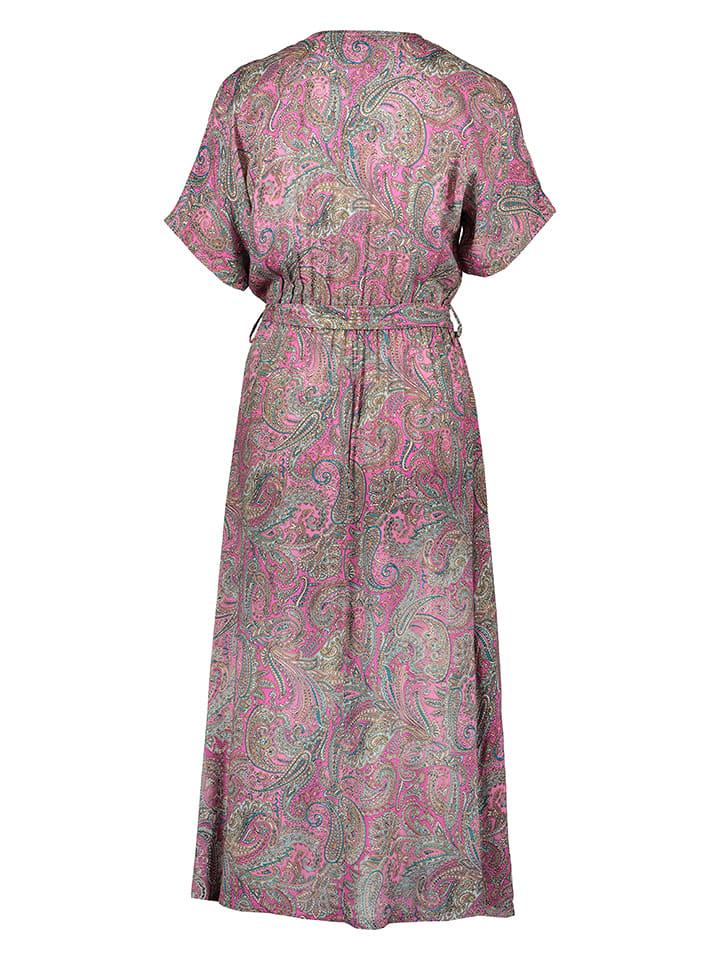 Herrlicher Kleid in Pink/ Grün günstig kaufen
