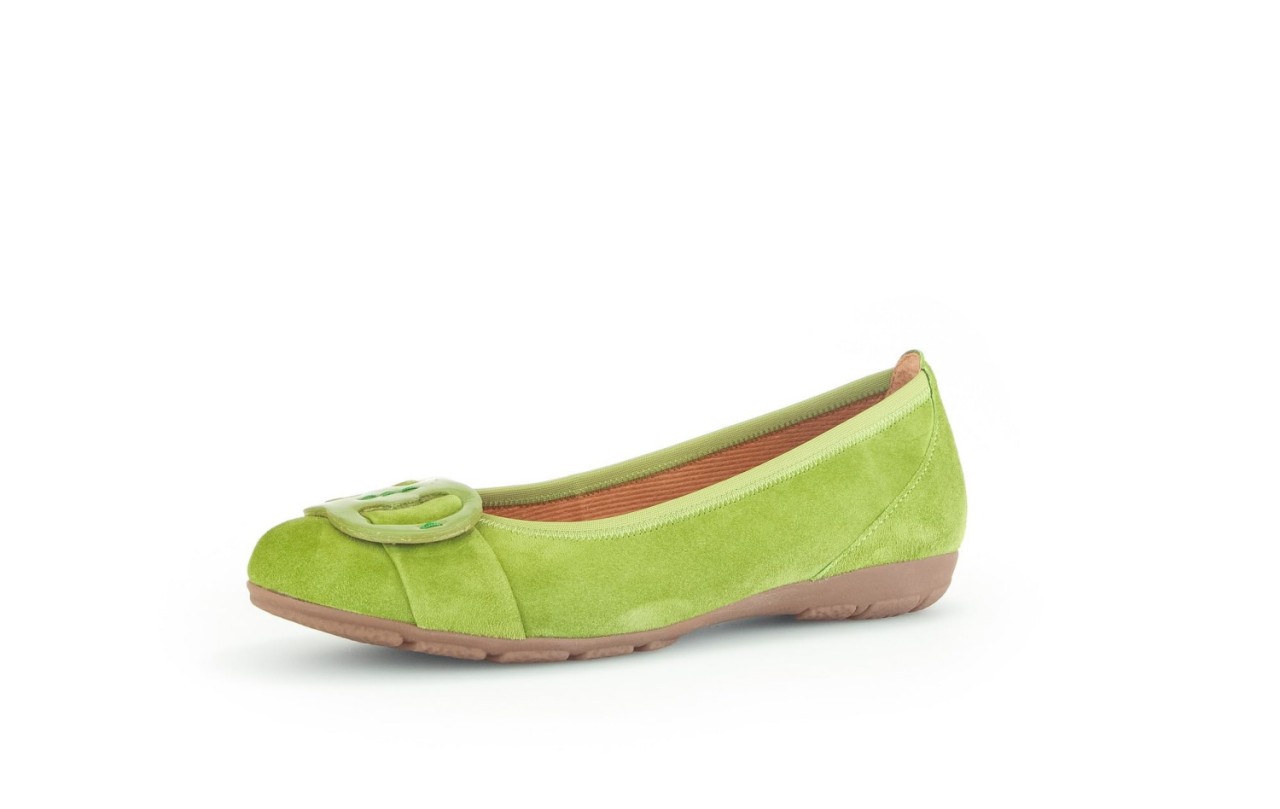 GABOR Ballerinas grün Gabor Fashion sportliche Ballerinas 44.1