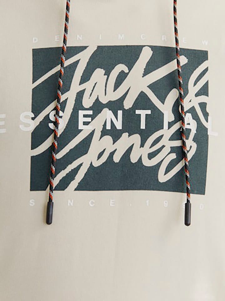 Jack & Jones Hoodie in Beige günstig kaufen